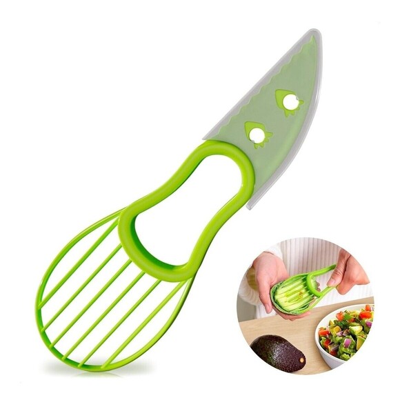 3 Pack - 3 In 1 Avocado Slicer, Avocado Scooper, Avocado Cutter - Picture 2 of 10